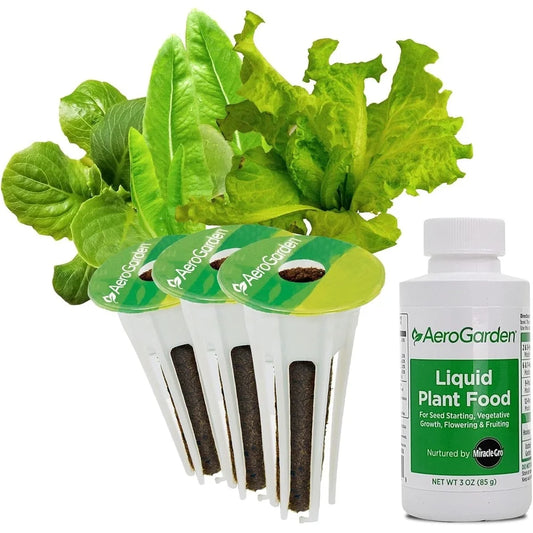 AeroGarden Heirloom Salad Greens Mix Seed Pod Kit – Salad Kit for AeroGarden Indoor Garden, 9-Pod(3-pod)
