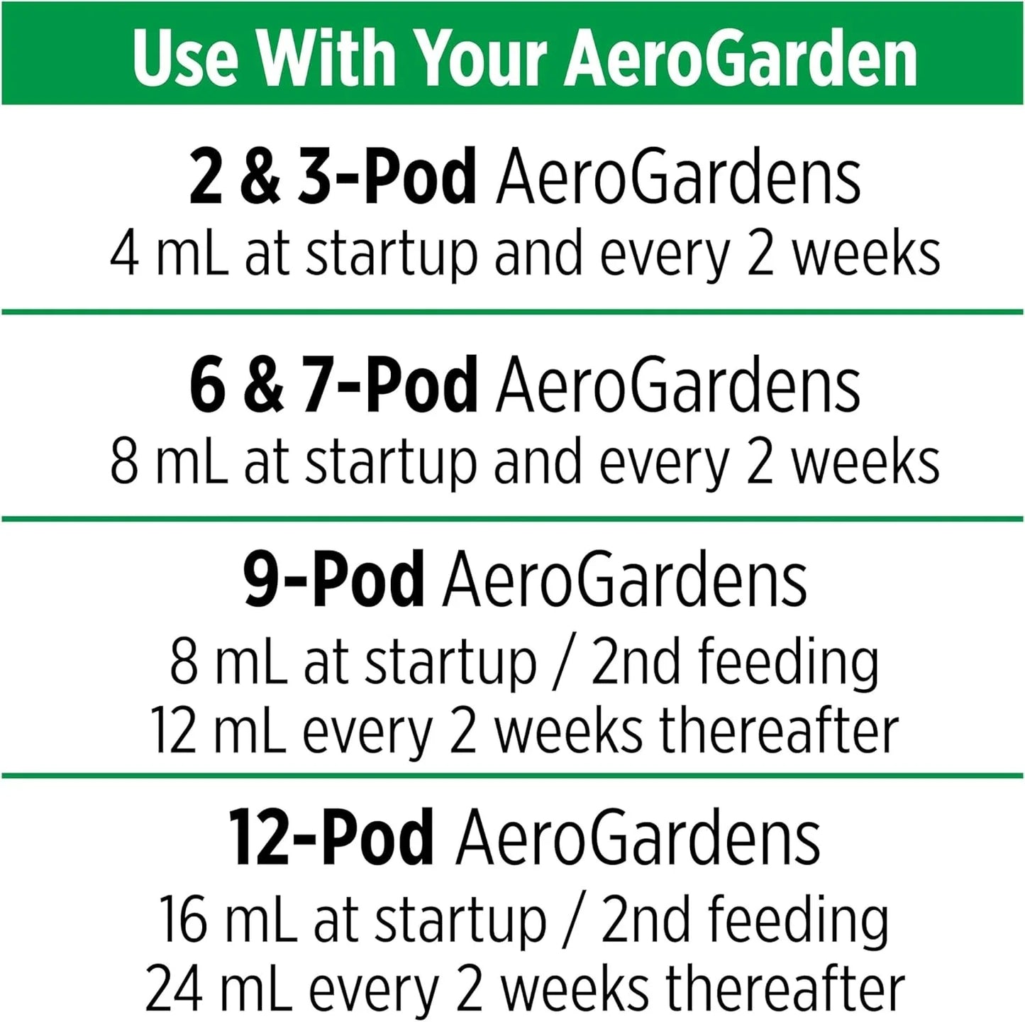 AeroGarden Liquid Nutrients (1 Liter)(3 fl. oz.)