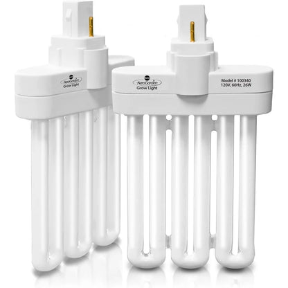 AeroGarden Fluorescent Grow Light Bulb (2-Pack), White