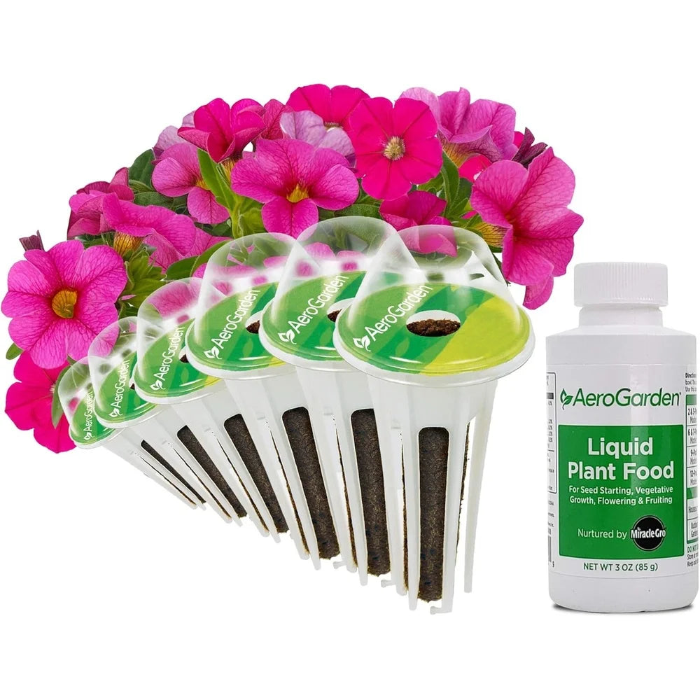 AeroGarden Cascading Petunias Seed pod Kit for AeroGarden Hydroponic Indoor Garden, 6-Pod(Love Blooms)