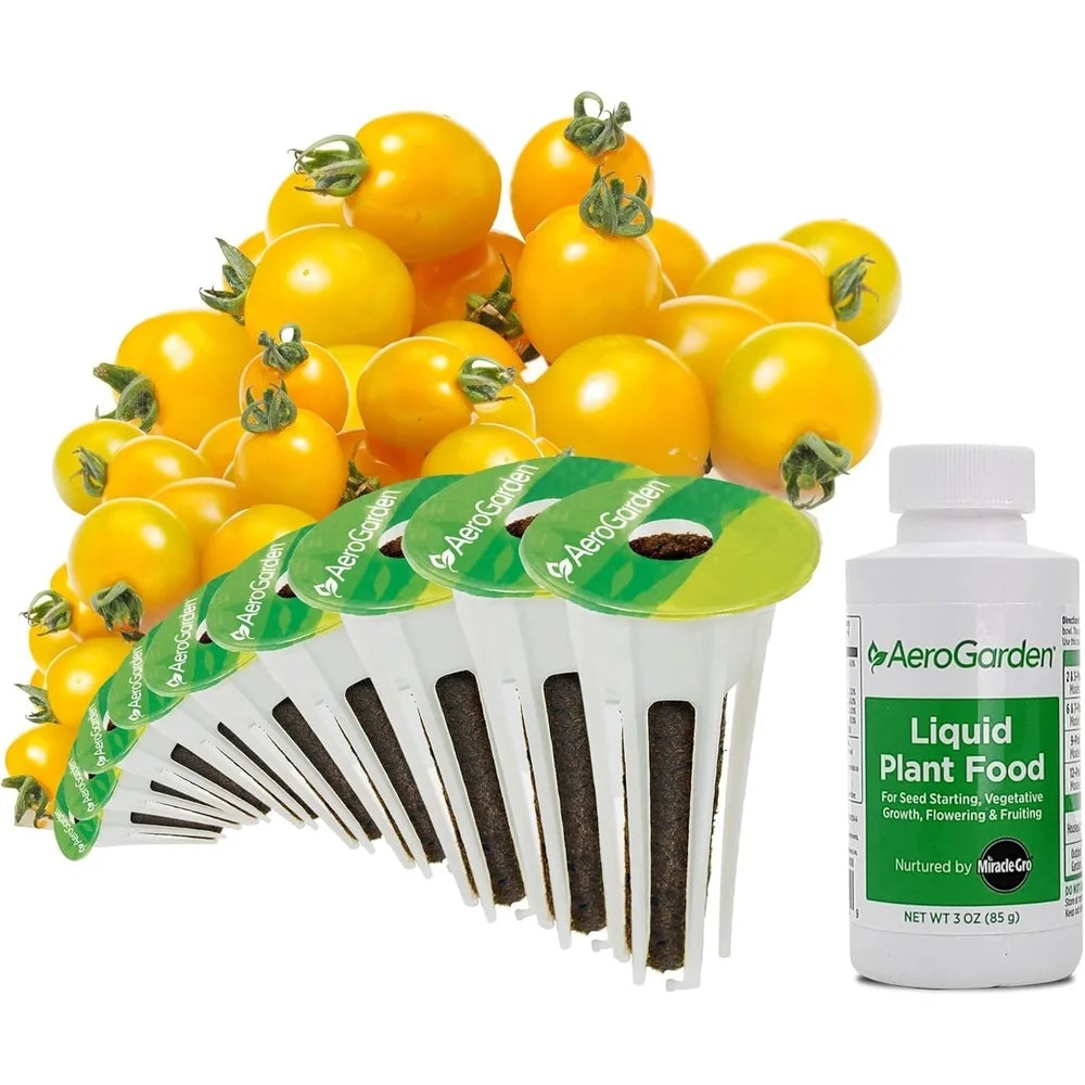 AeroGarden Golden Harvest Cherry Tomato Seed Pod Kit, 9-Pod(9-pod)