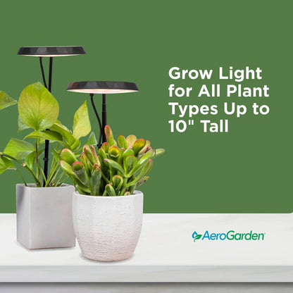 AeroGarden Stem Grow Light for Indoor Plants, Grow Live Plants Anywhere in the Home, Adjustable Light Modes, Black(Black)