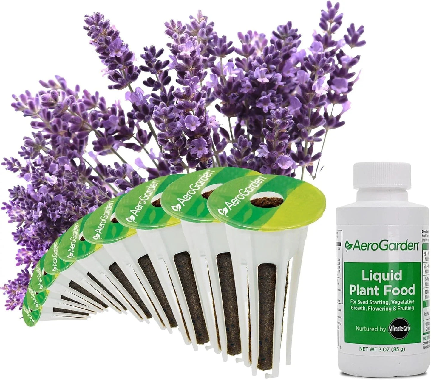 AeroGarden Cascading Petunias Seed pod Kit for AeroGarden Hydroponic Indoor Garden, 6-Pod(Lavender)
