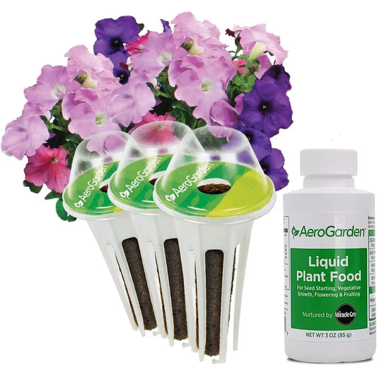 AeroGarden Cascading Petunias Seed pod Kit for AeroGarden Hydroponic Indoor Garden, 6-Pod(Cascading Petunias)