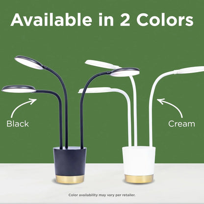 AeroGarden Trio Grow Light for Indoor Plants, Grow Live Plants Anywhere in The Home, Adjustable Light Modes, Cream(Cream)