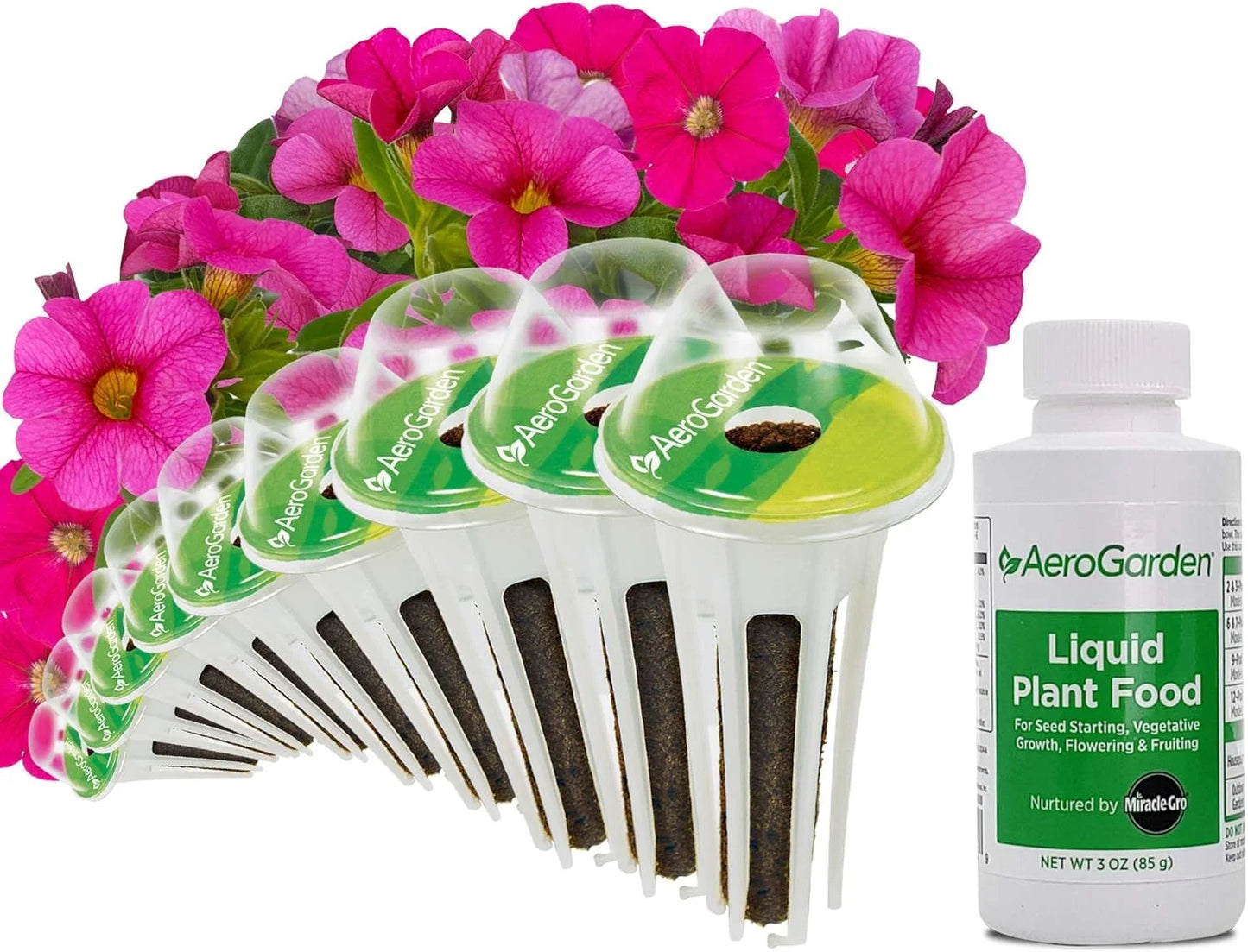AeroGarden Cascading Petunias Seed pod Kit for AeroGarden Hydroponic Indoor Garden, 6-Pod(Love Blooms)