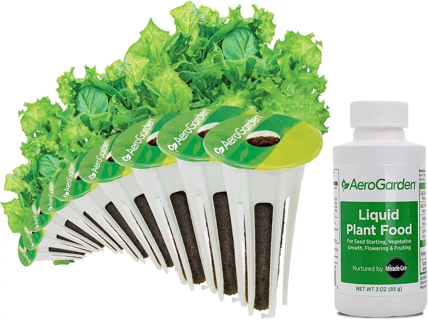 AeroGarden Heirloom Salad Greens Mix Seed Pod Kit – Salad Kit for AeroGarden Indoor Garden, 9-Pod(9-pod)