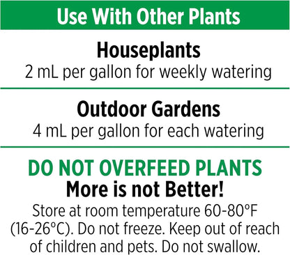 Miracle-Gro AeroGarden Liquid Plant Fertilizer for Use in AeroGarden Hydroponic Indoor Garden, 3 fl. oz.(3 fl. oz.)