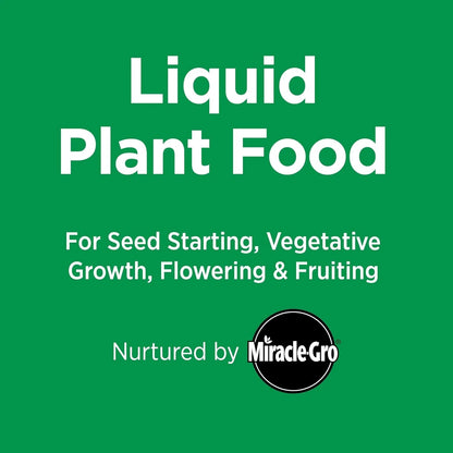 Miracle-Gro AeroGarden Liquid Plant Fertilizer for Use in AeroGarden Hydroponic Indoor Garden, 3 fl. oz.(3 fl. oz.)