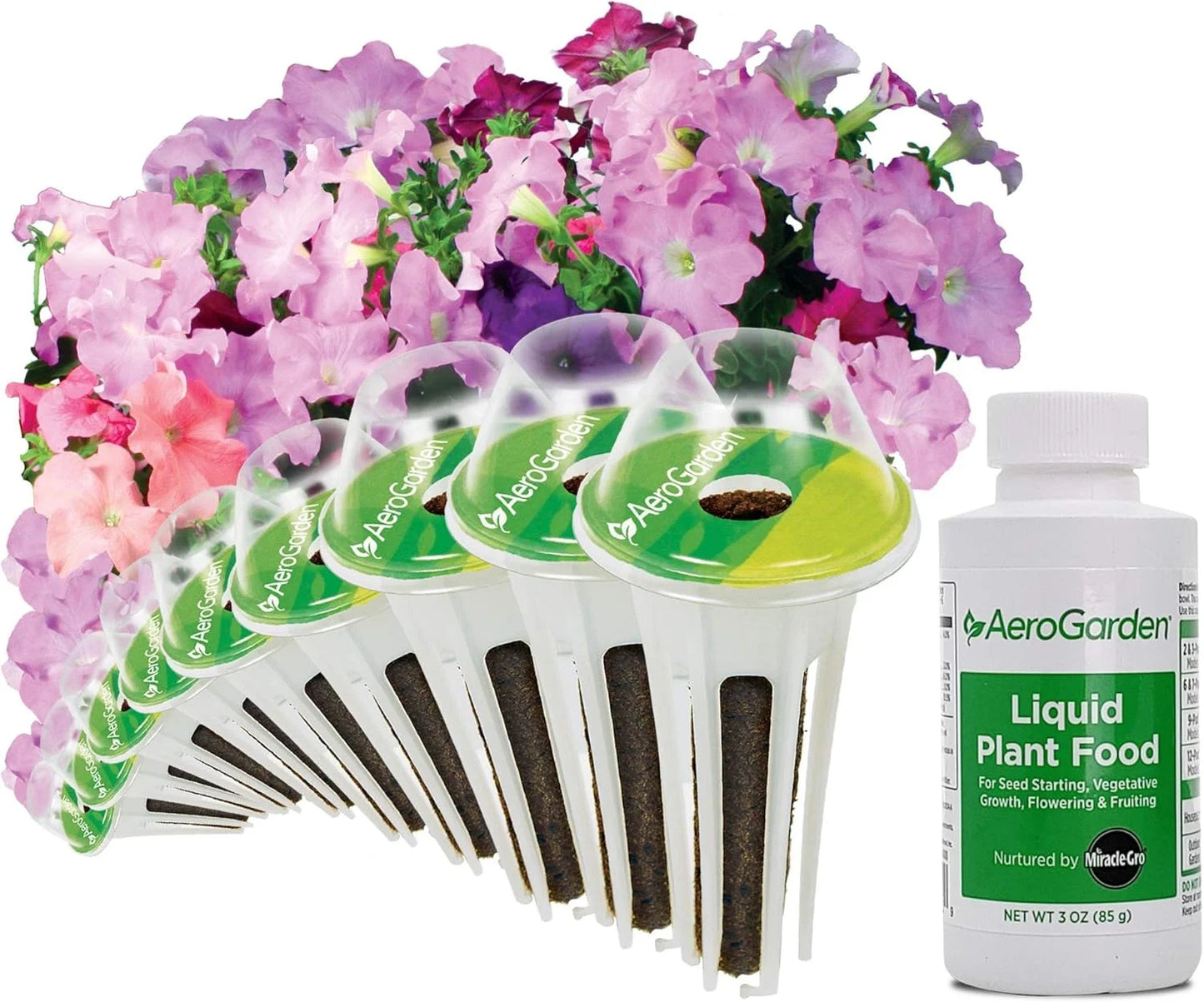 AeroGarden Cascading Petunias Seed pod Kit for AeroGarden Hydroponic Indoor Garden, 6-Pod(Cascading Petunias)