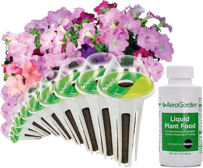 AeroGarden Cascading Petunias Seed pod Kit for AeroGarden Hydroponic Indoor Garden, 6-Pod(Cascading Petunias)