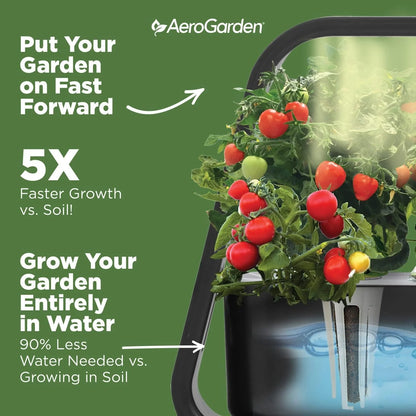 AeroGarden Sprout – Indoor Garden with LED Grow Light, Black(Black)