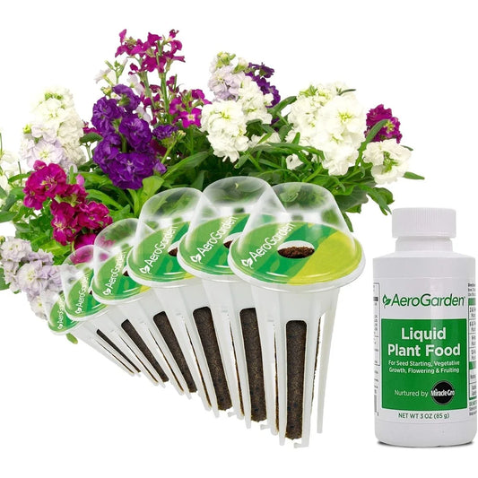 AeroGarden Cascading Petunias Seed pod Kit for AeroGarden Hydroponic Indoor Garden, 6-Pod(Spring Flowers)