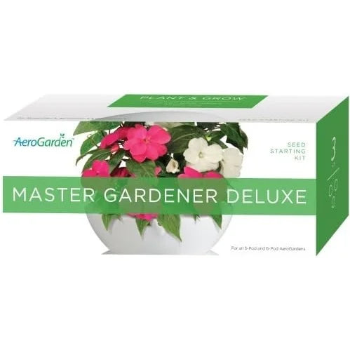 AeroGarden 800356-0200 Master Gardener Deluxe with 3 Sets of 3 Pods, Seeds Not Included(9-pods)