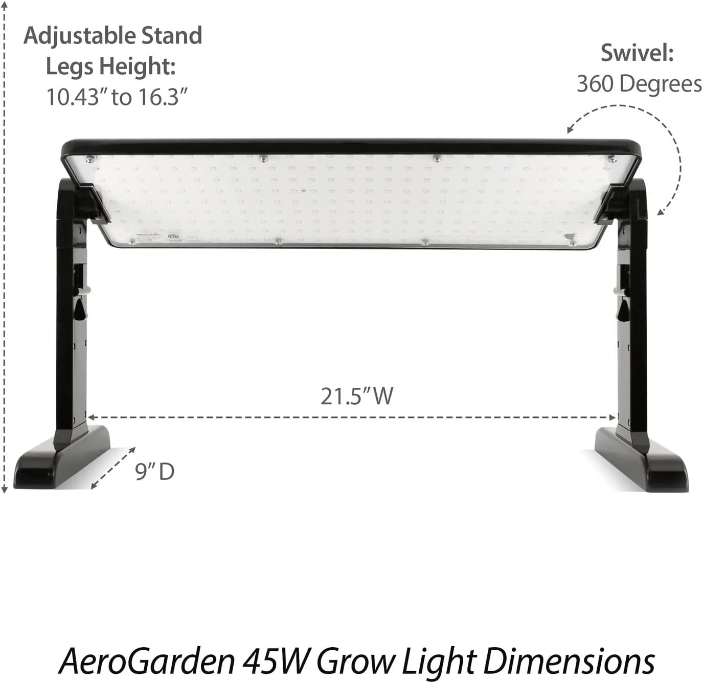 AeroGarden 20w LED Grow Light (1-Pack)(45 Watts)