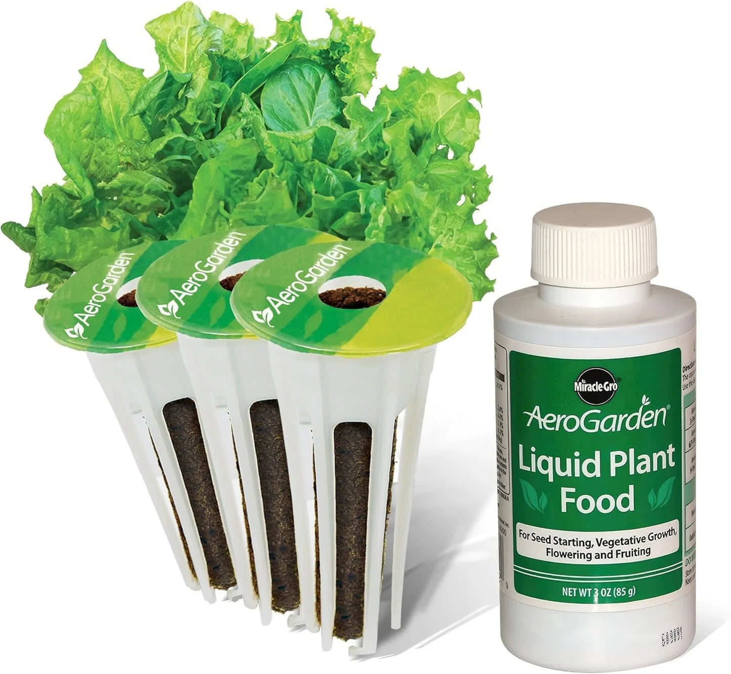AeroGarden Heirloom Salad Greens Mix Seed Pod Kit – Salad Kit for AeroGarden Indoor Garden, 9-Pod(3-pod)